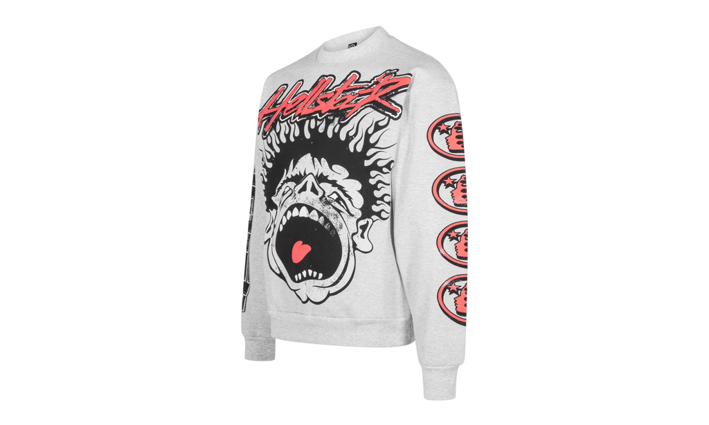 Stadium GoodsMensApparelHellstarRecords Crewneck "Grey" HSR026