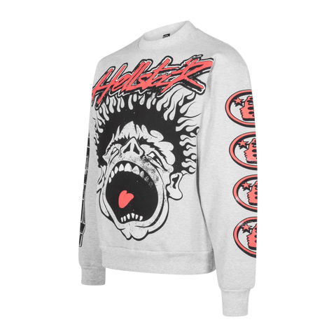 Stadium GoodsMensApparelHellstarRecords Crewneck "Grey" HSR026