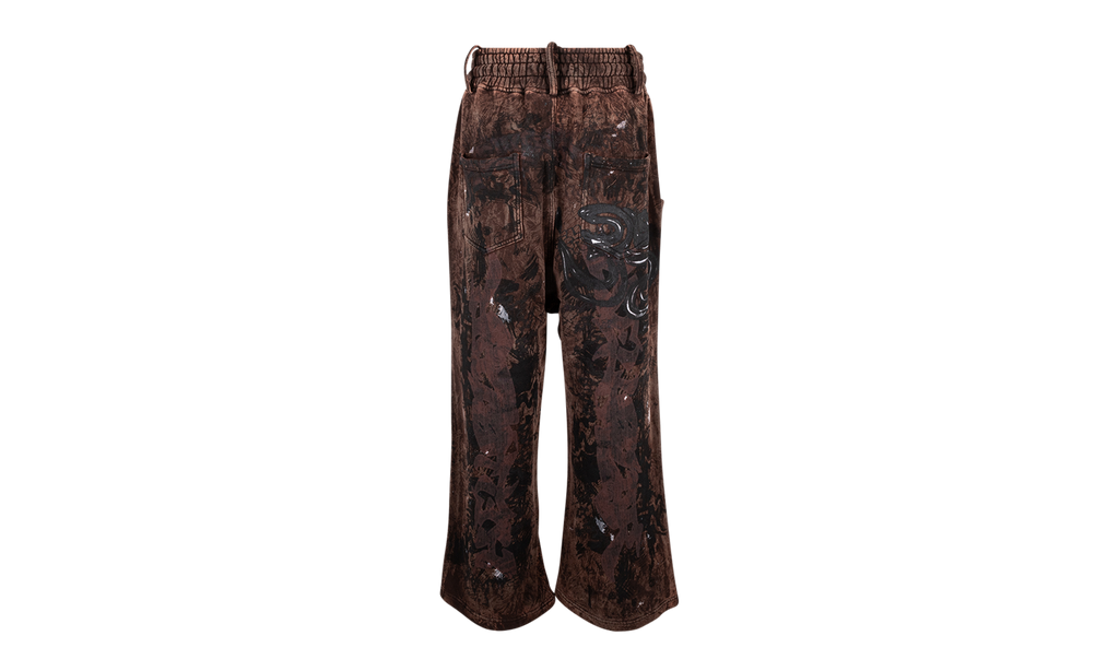 Stadium GoodsMensApparelHellstarGraffiti Sweatpants "Brown" HSR014
