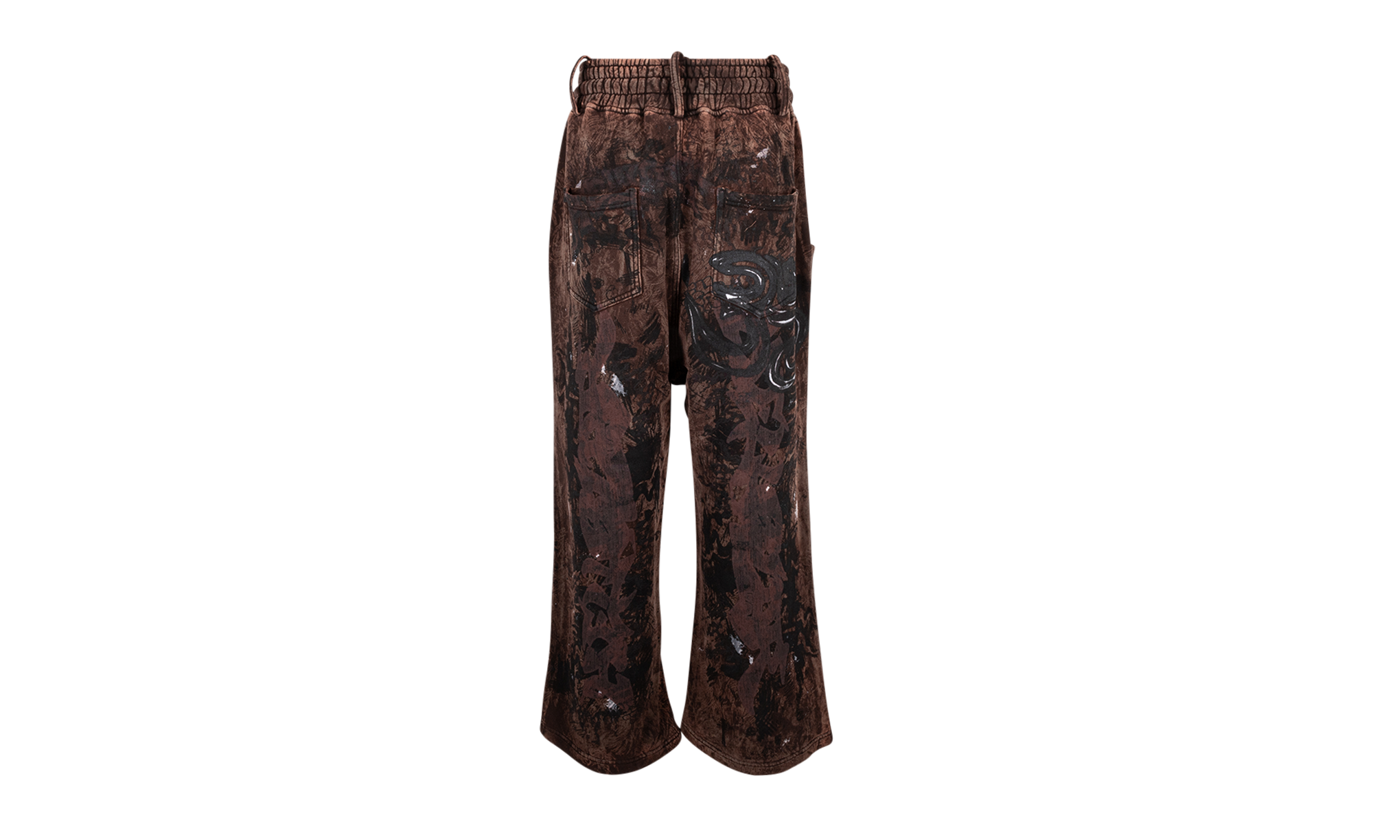 Stadium GoodsMensApparelHellstarGraffiti Sweatpants "Brown" HSR014