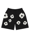 Cotton Wreath Sweatshorts Black