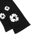 Cotton Wreath Baggy Sweatpants Black