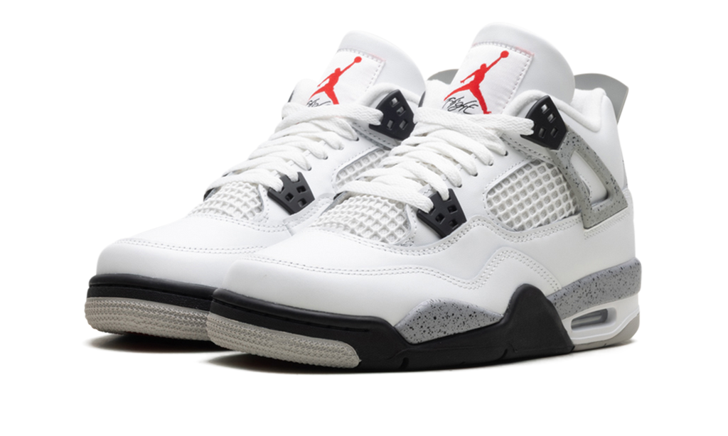 Stadium GoodsGrade SchoolShoesJordanAir Jordan 4 Retro GS "White Cement" IB4171 100