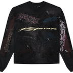 Stadium GoodsGraffiti L/S T-Shirt Black "Black" HSR046