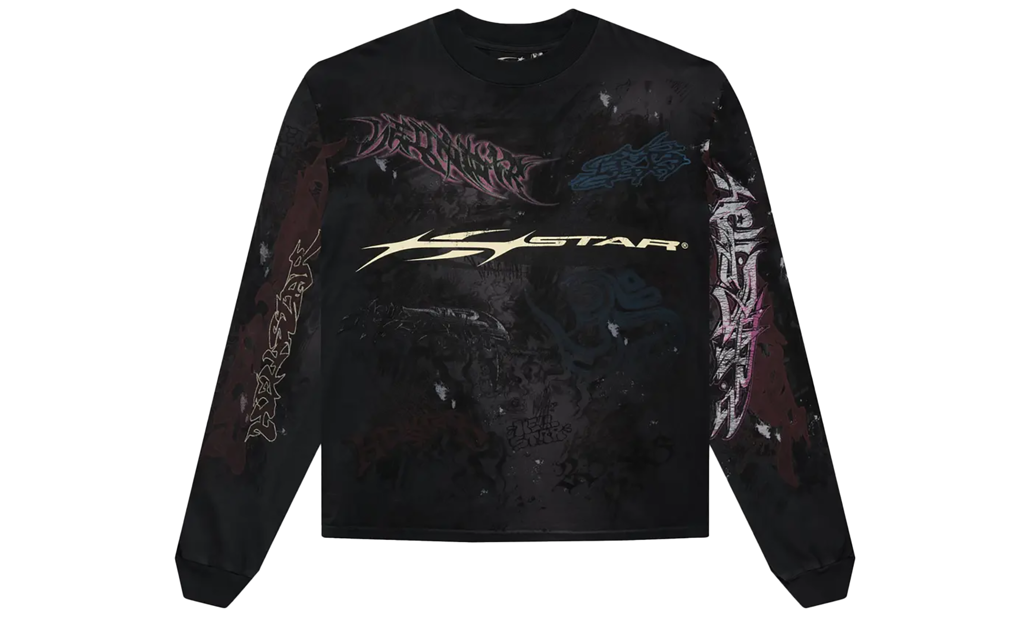 Stadium GoodsGraffiti L/S T-Shirt Black "Black" HSR046