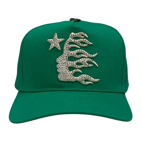 Stadium GoodsRhinestone Snapback Hat "Green" HSR143