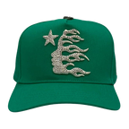 Stadium GoodsRhinestone Snapback Hat "Green" HSR143