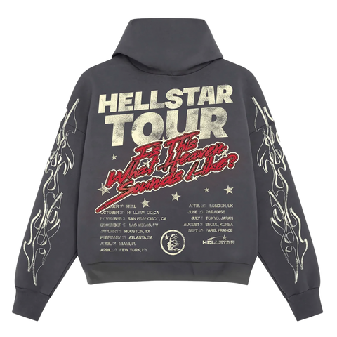 Stadium GoodsMensApparelHellstarRecords Tour Hoodie "Faded Black" HSR040