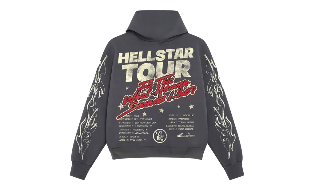 Stadium GoodsMensApparelHellstarRecords Tour Hoodie "Faded Black" HSR040