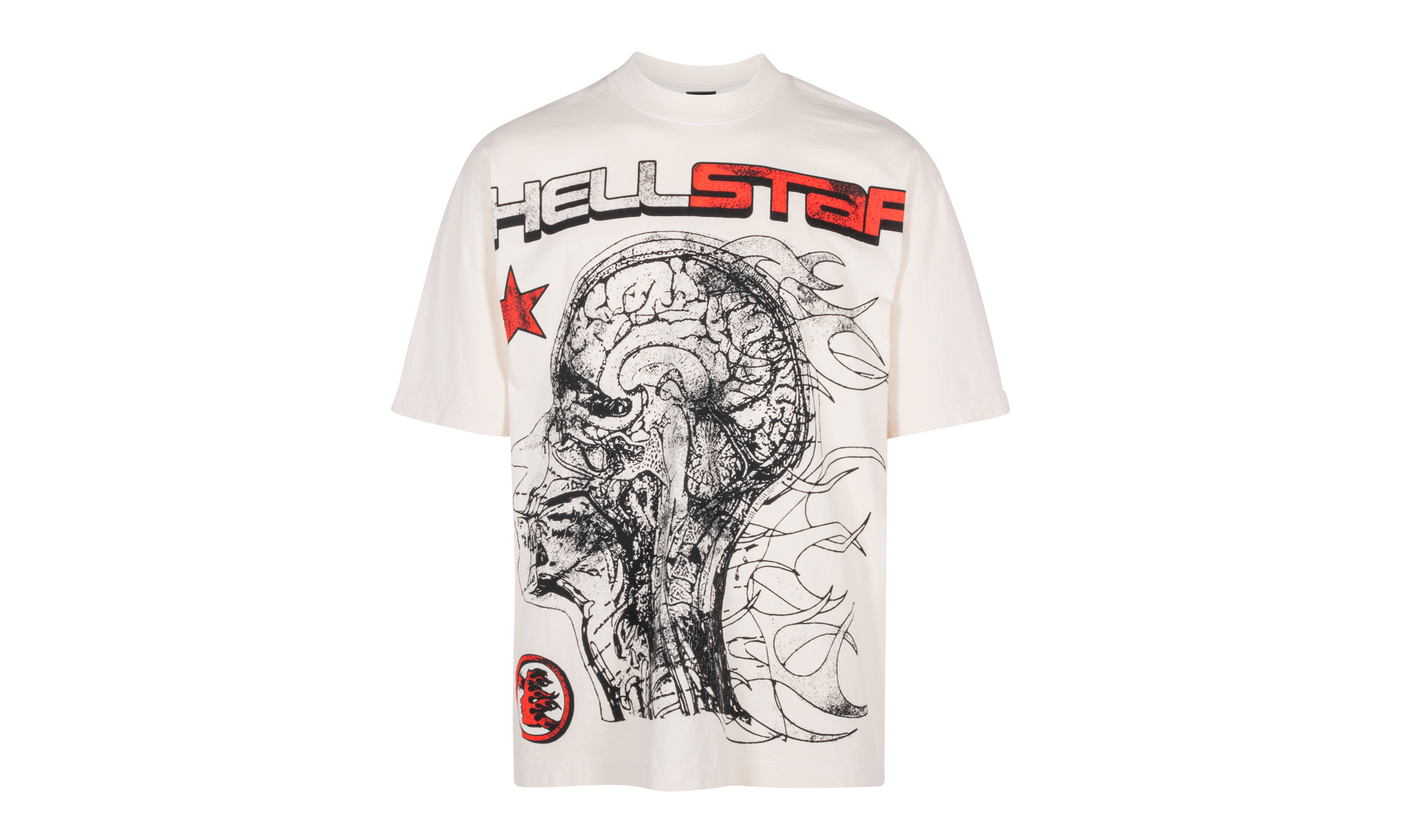 Stadium GoodsMensApparelHellstarHuman Development T-Shirt "Cream" HSR021