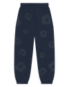 Mono Cotton Wreath Sweatpants Navy