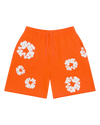 Cotton Wreath Sweatshorts Orange