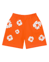 Cotton Wreath Sweatshorts Orange