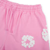 Cotton Wreath Sweatshorts Pink