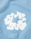 Cotton Wreath Hoodie Light Blue
