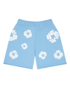 Cotton Wreath Sweatshorts Light Blue