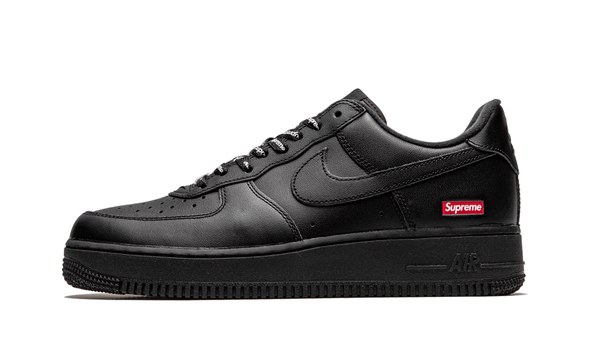 Stadium GoodsMensShoesNikeAir Force 1 Low "Supreme - Mini Box Logo Black" CU9225 001