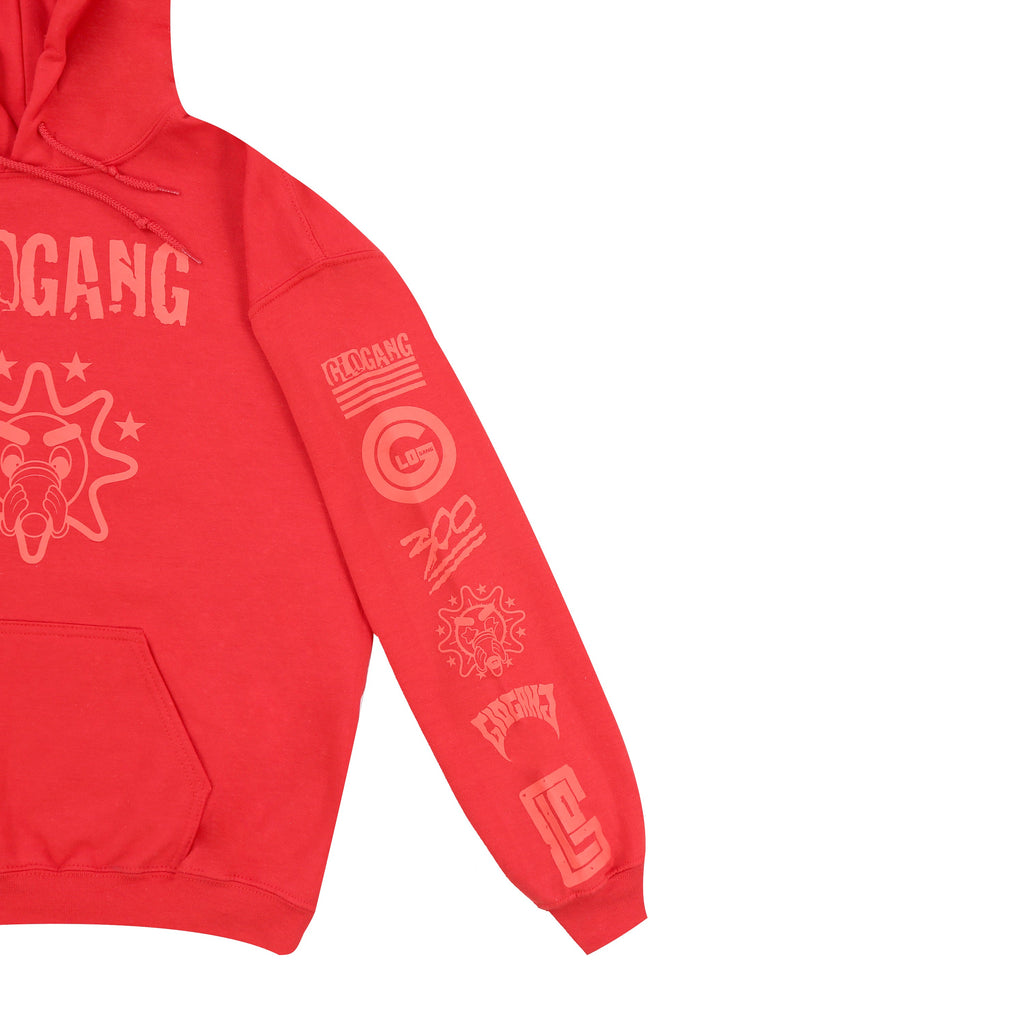 300 Gloyalty Hoodie (Red/Electric Red)