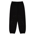 RHINESTONE SILK SWEATPANT