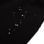 RHINESTONE SILK SWEATPANT