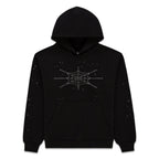 RHINESTONE SILK HOODIE