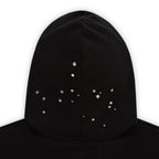 RHINESTONE SILK HOODIE