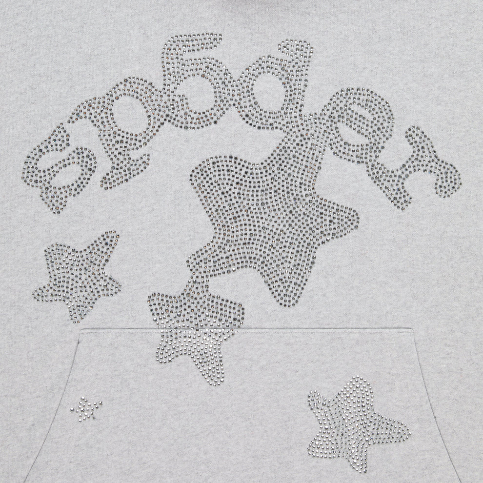 RHINESTONE BELUGA HOODIE