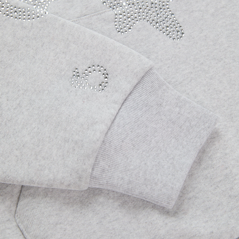 RHINESTONE BELUGA HOODIE