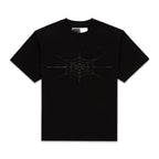 RHINESTONE SILK TEE