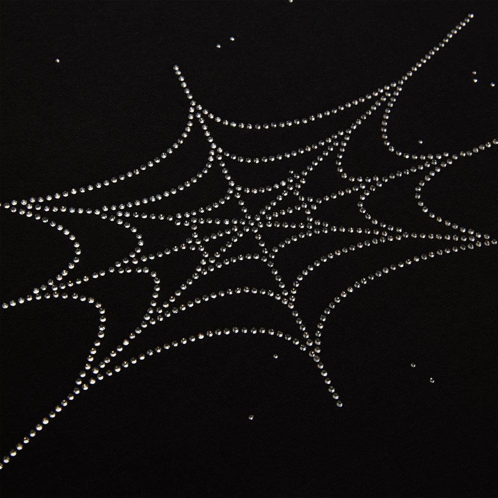 RHINESTONE SILK TEE