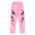 Stadium GoodsFlame Sweatpants "Pink/Black" HSR201