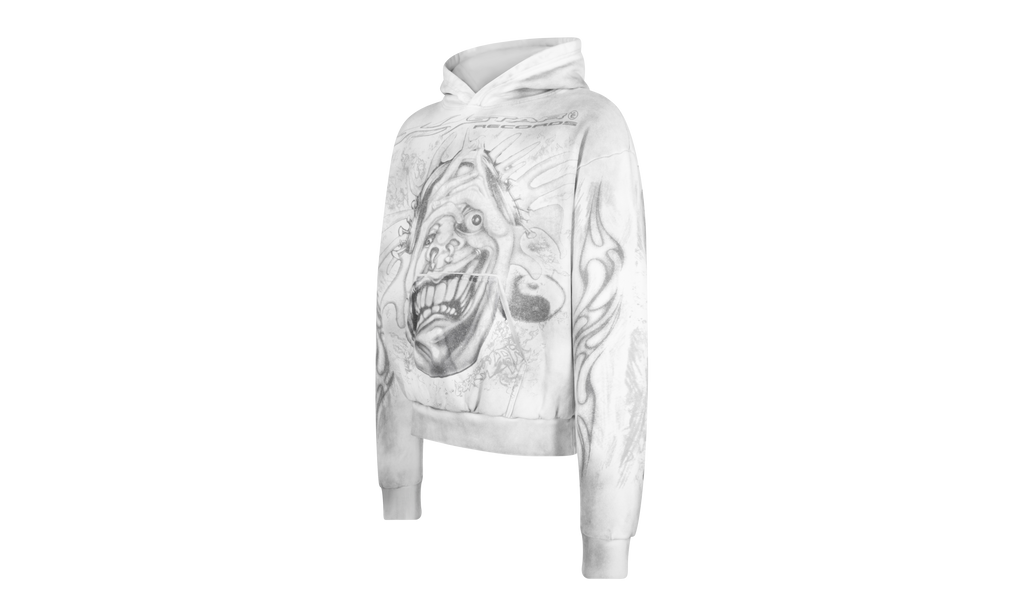 Stadium GoodsMensApparelHellstarHstar Records Hoodie "White" HSR016
