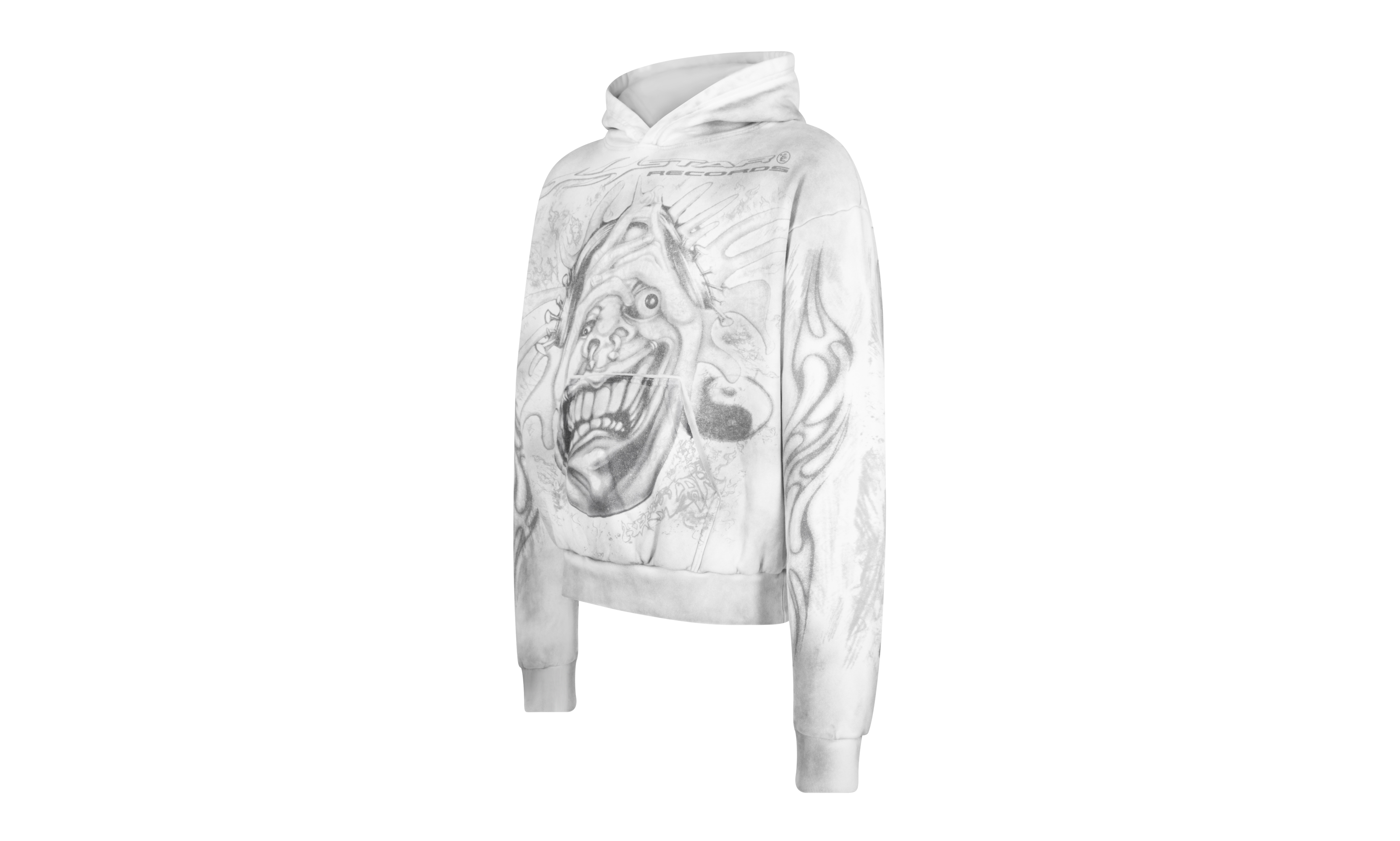 Stadium GoodsMensApparelHellstarHstar Records Hoodie "White" HSR016