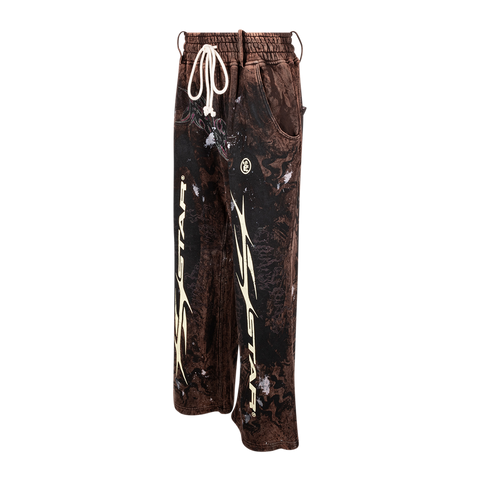 Stadium GoodsMensApparelHellstarGraffiti Sweatpants "Brown" HSR014