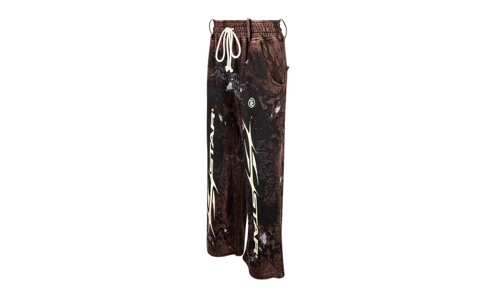 Stadium GoodsMensApparelHellstarGraffiti Sweatpants "Brown" HSR014