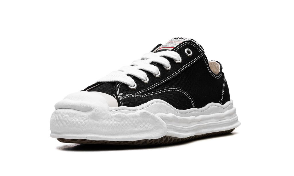 Stadium GoodsMensShoesMaison Mihara YasuhiroHank OG Sole Canvas Low "Black / White" A05FW702 BLK