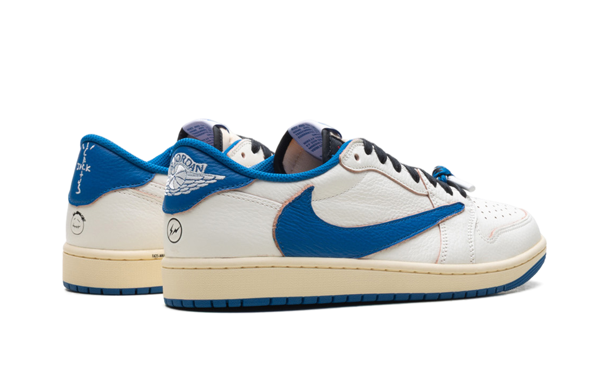 Stadium GoodsMensShoesJordanAir Jordan 1 Low "Travis Scott - Fragment - Sail" DM7866 104