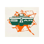 Stadium GoodsJesus Emblem T-Shirt "White/Orange" HSR048