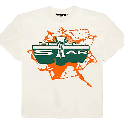 Stadium GoodsJesus Emblem T-Shirt "White/Orange" HSR048