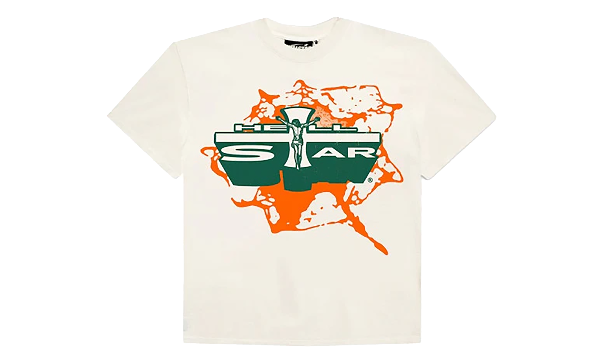 Stadium GoodsJesus Emblem T-Shirt "White/Orange" HSR048