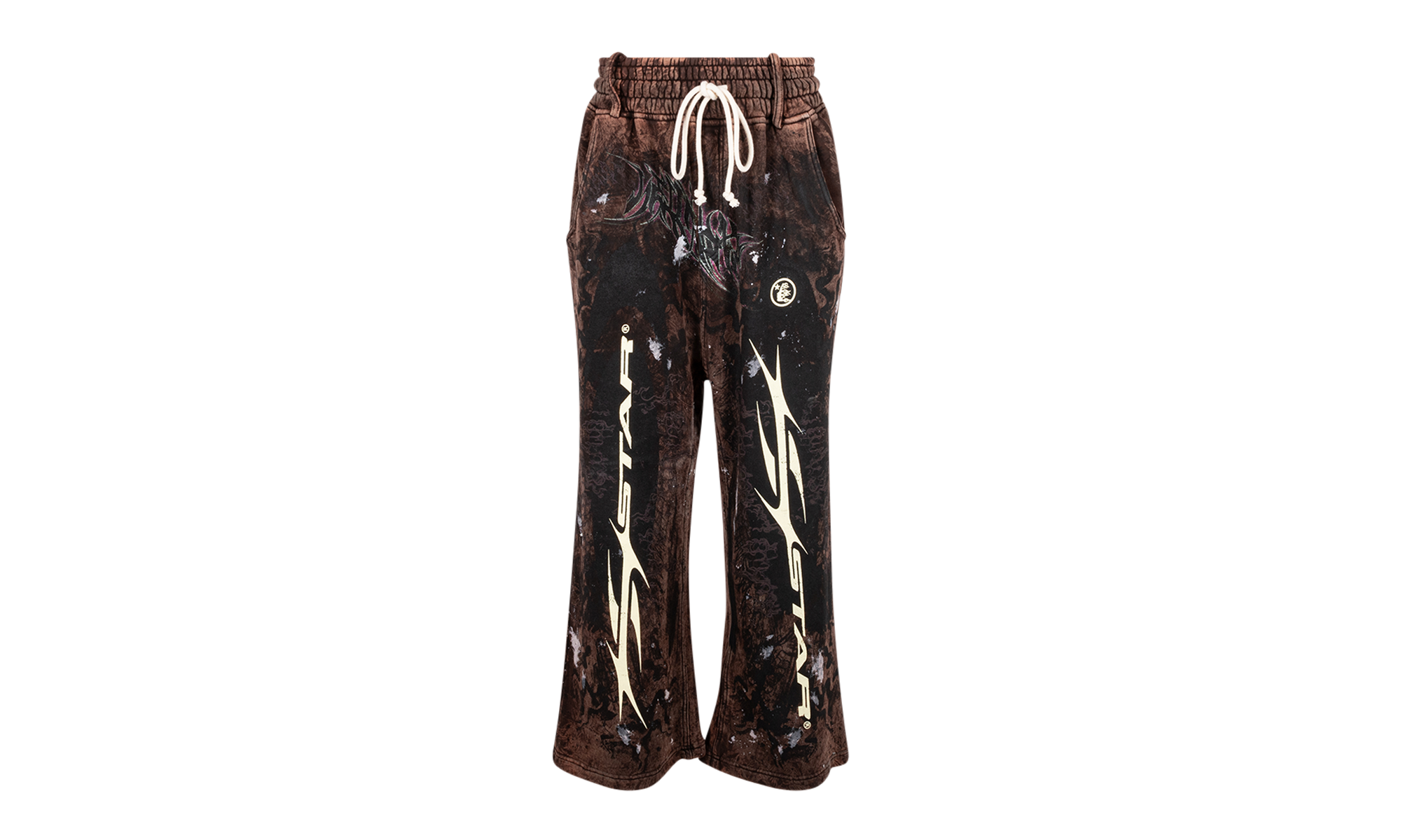 Stadium GoodsMensApparelHellstarGraffiti Sweatpants "Brown" HSR014