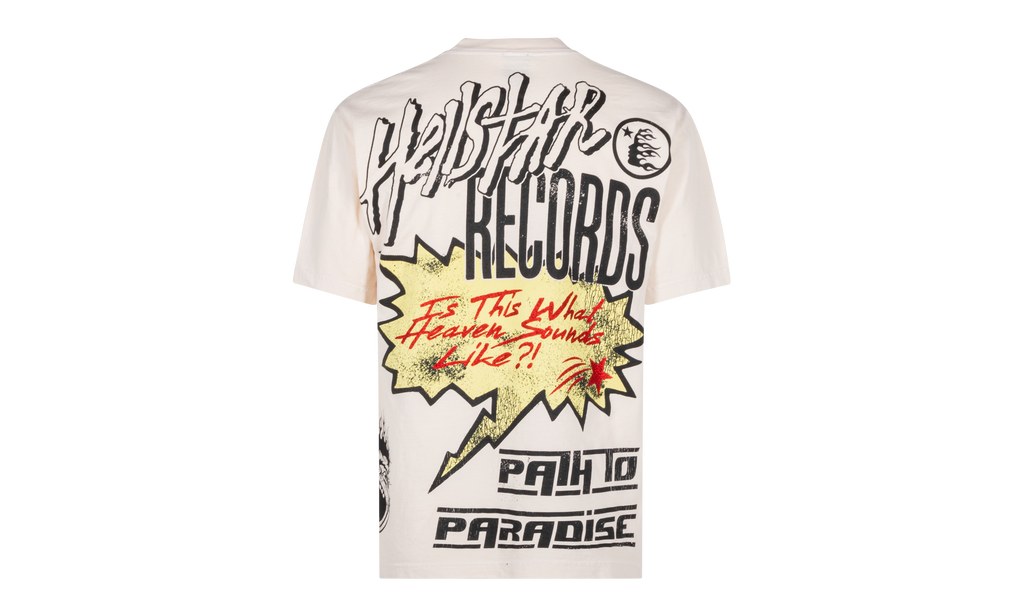 Stadium GoodsMensApparelHellstarRecords T-Shirt "Cream" HSR018