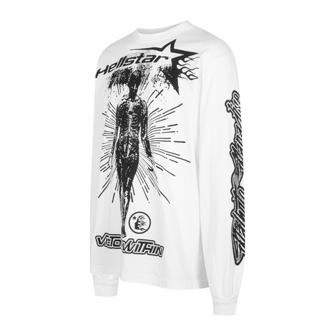 Stadium GoodsMensApparelHellstarInner Star Long sleeve "White" HSR029