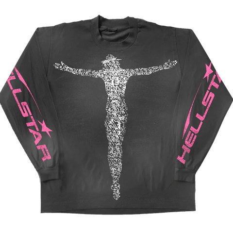 Stadium GoodsStudios QR Christ L/S T-Shirt "Washed Black" HSR056