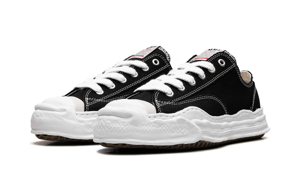 Stadium GoodsMensShoesMaison Mihara YasuhiroHank OG Sole Canvas Low "Black / White" A05FW702 BLK