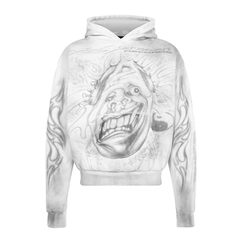 Stadium GoodsMensApparelHellstarHstar Records Hoodie "White" HSR016