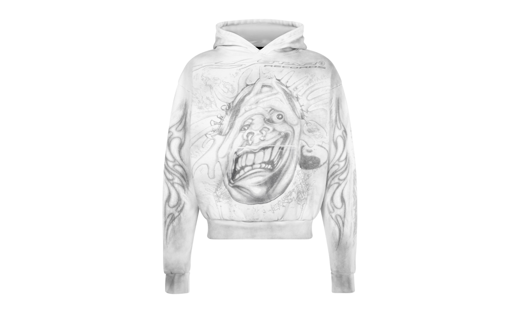 Stadium GoodsMensApparelHellstarHstar Records Hoodie "White" HSR016
