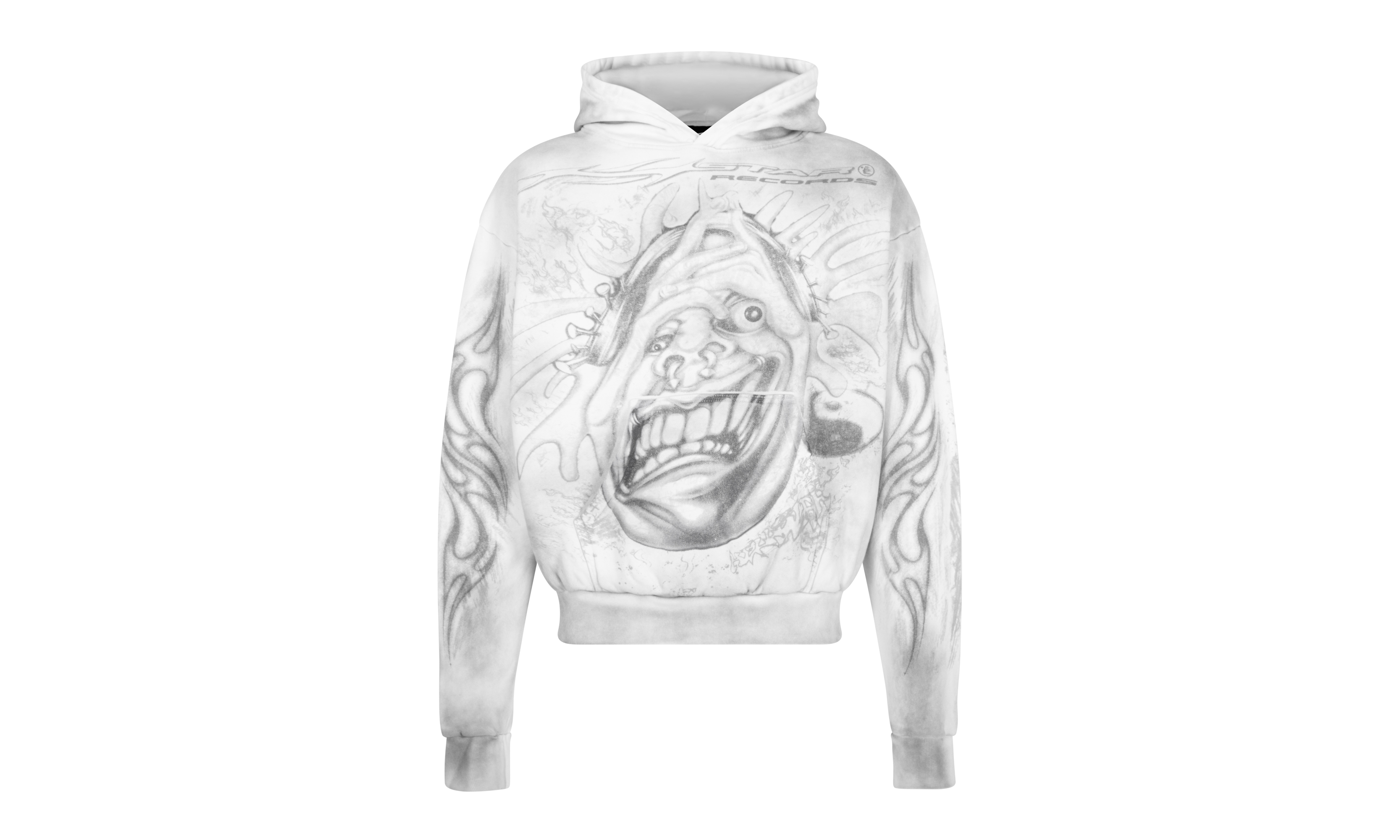 Stadium GoodsMensApparelHellstarHstar Records Hoodie "White" HSR016