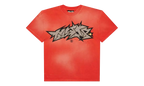 Stadium GoodsMensApparelHellstarCrack Print T-Shirt "Red" HSR043