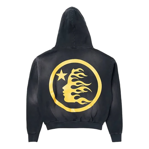 Stadium GoodsMensApparelHellstarHellstar No Guts No Glory Hoodie "BLACK" 9357 1FW230106NGNGH WASH